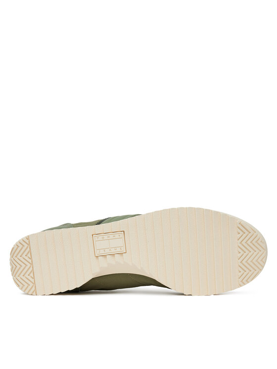 Tommy Jeans Tommy Jeans Tenisice Tjm Runner Cleated Mix Mat. EM0EM01598 Zelena