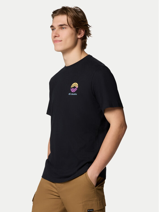 Columbia Columbia T-Shirt Kettle River™ 2120411 Μαύρο Regular Fit