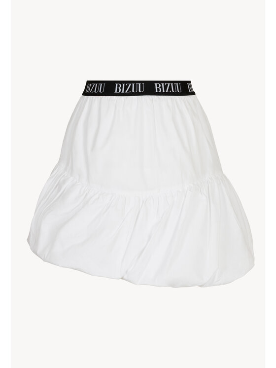 BIZUU BIZUU Spódnica mini LILIBET Biały Standard Fit