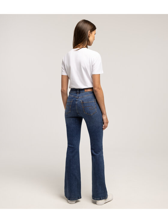 Lee Cooper Lee Cooper Jeansy BECCA 2418 Niebieski Bootcut Fit