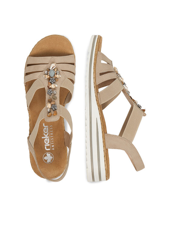 Rieker Rieker Sandalen CEO-V0649-62 Beige