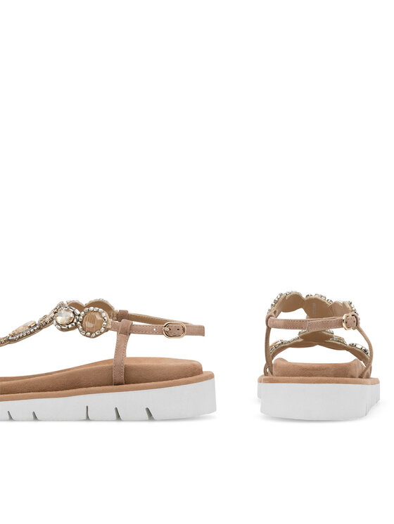 Eva Minge Eva Minge Sandalen MATILDE-V1175-95 Beige