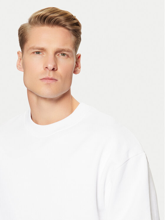 Karl Lagerfeld Jeans Karl Lagerfeld Jeans Суитшърт A1M20070 Бял Relaxed Fit