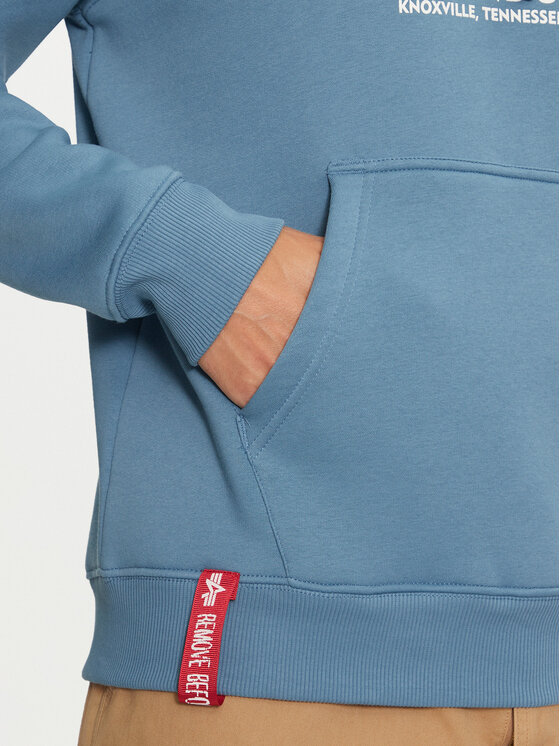 Alpha Industries Alpha Industries Mikina AI.178312-538-L Modrá Regular Fit