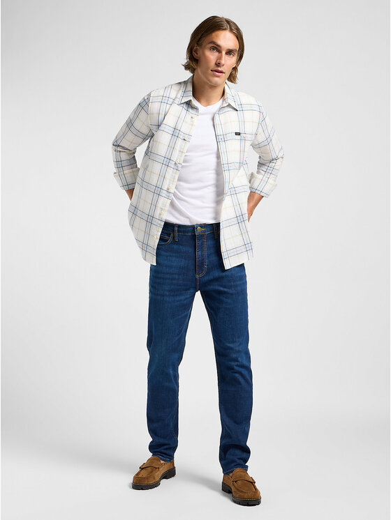 Lee Lee Jeansy AUSTIN Niebieski Straight Fit