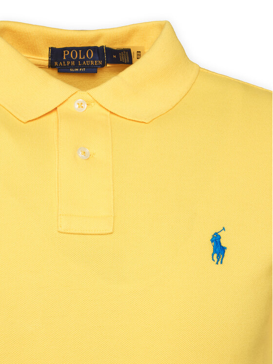 Polo Ralph Lauren Polo Ralph Lauren Поло Core Replen 710795080 Жовтий Slim Fit