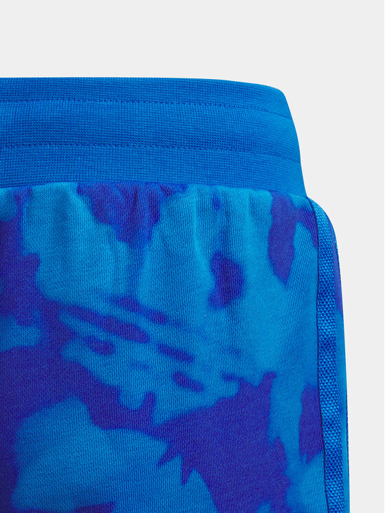 adidas Športne kratke hlače Summer Allover Print IT7308 Modra Regular ...