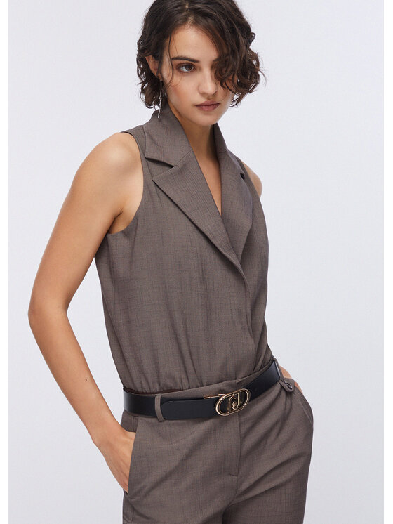 Liu Jo Liu Jo Gilet CA6127T577AP9578 Marrone Regular Fit