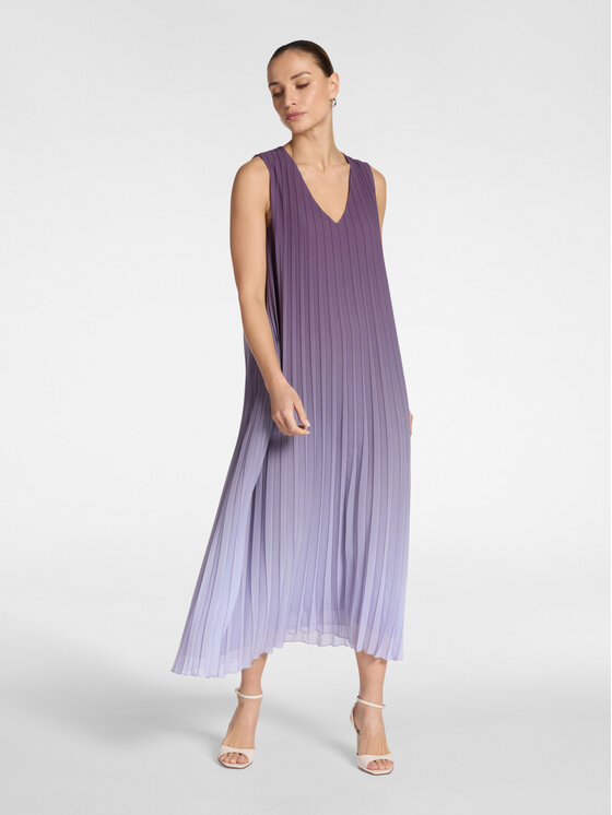 Elena Mirò Elena Mirò Sukienka wieczorowa 7458P000266N019 Fioletowy A-Line Fit