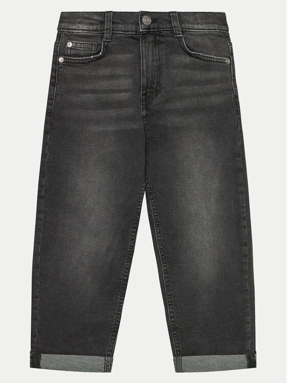 United Colors Of Benetton Jeans 45ONCE038 Nero Loose Fit Modivo