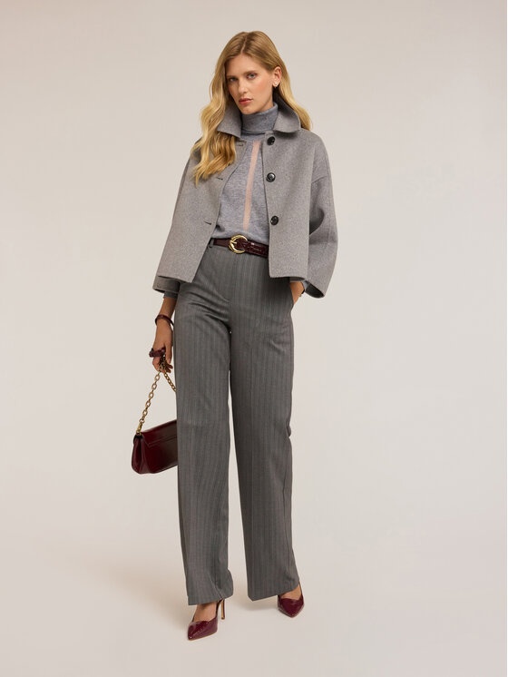 Motivi Motivi Pantaloni di tessuto P098Q004179N0S3 Grigio Over Fit