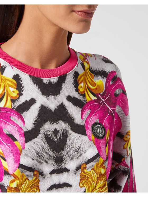 Plein Sport Plein Sport Longsleeve 21383 Kolorowy Regular Fit