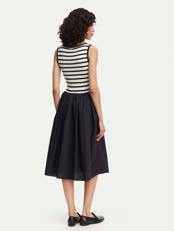 Gant Gant Φόρεμα καλοκαιρινό 4503509 Σκούρο μπλε A-Line Fit