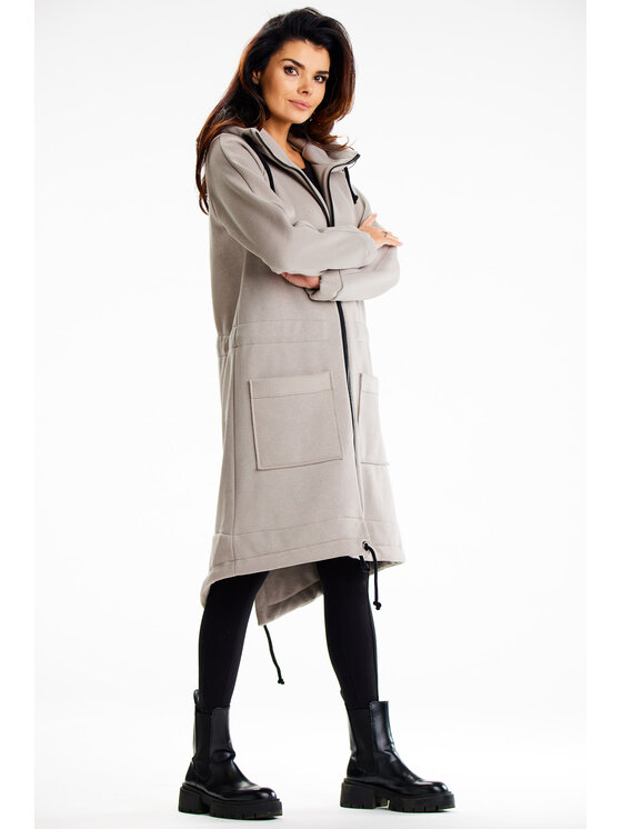 Infinite You Infinite You Felpa M333 Grigio Basic Fit