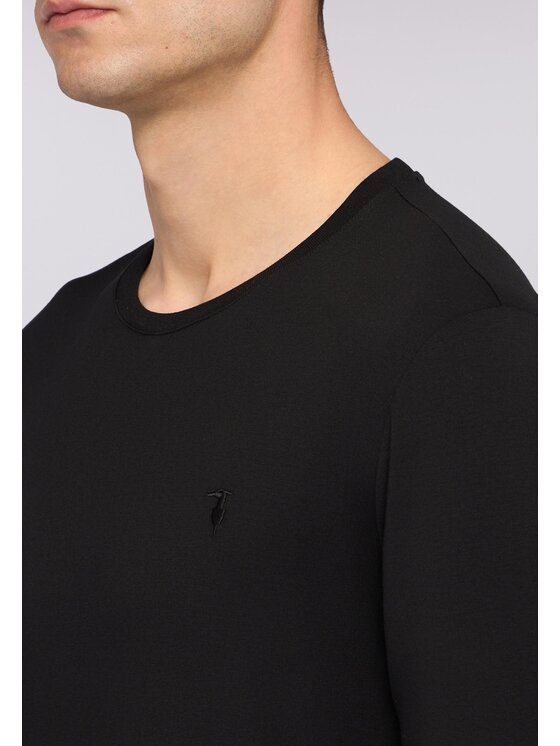 Trussardi Trussardi T-shirt G0238100040N033 Nero Regular Fit