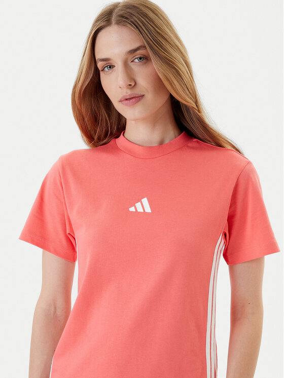 adidas adidas T-Shirt Essentials 3-Stripes KE4377 Κοραλλί Regular Fit