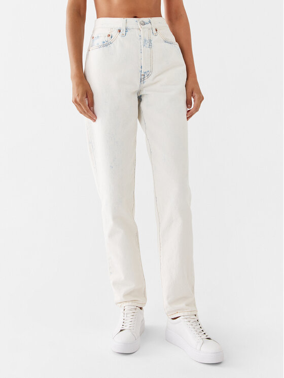 Levi's Džínsy 501 A4699-0010 Écru Loose Fit