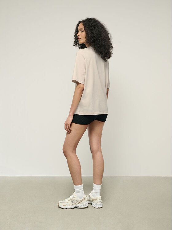 La Mania La Mania Bluzka LOLA 3 Beżowy Classic Fit