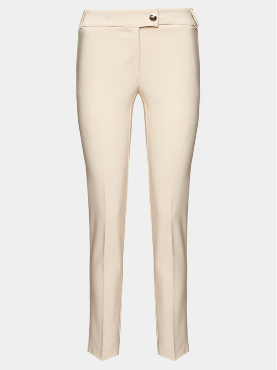 Rinascimento Rinascimento Pantaloni di tessuto CFC0117747003 Beige Regular Fit