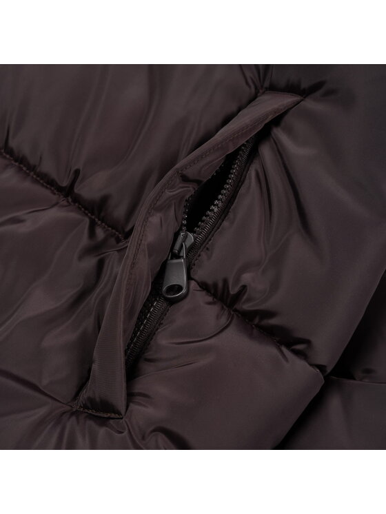 2005 2005 Bundy bomber Winter Puffer Hnedá Oversize