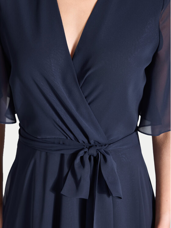 Swing Swing Sukienka koktajlowa 5AI10200 Granatowy Regular Fit