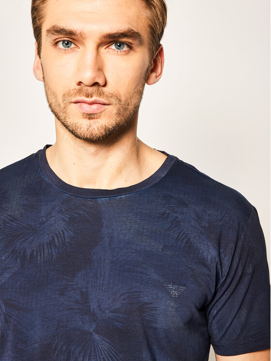 Emporio Armani Emporio Armani T-särk 211831 0P467 65335 Tumesinine Regular Fit