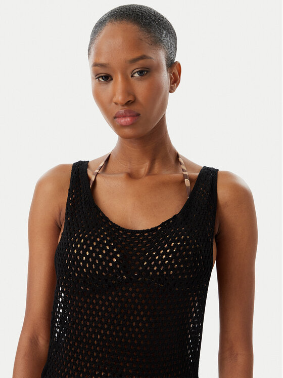 Guess Guess Paplūdimio suknelė E6GK09 Z5632 Juoda Regular Fit