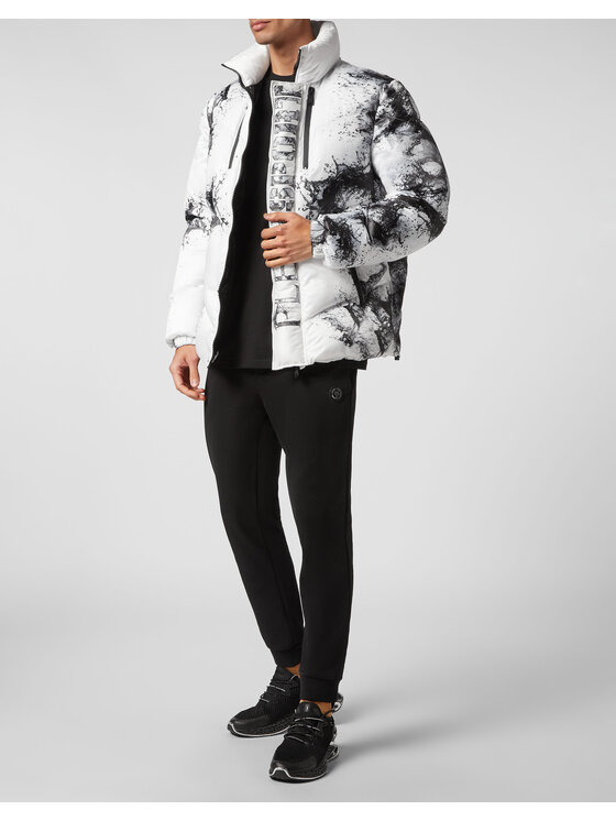 Plein Sport Plein Sport Kurtka zimowa 379 Biały Regular Fit