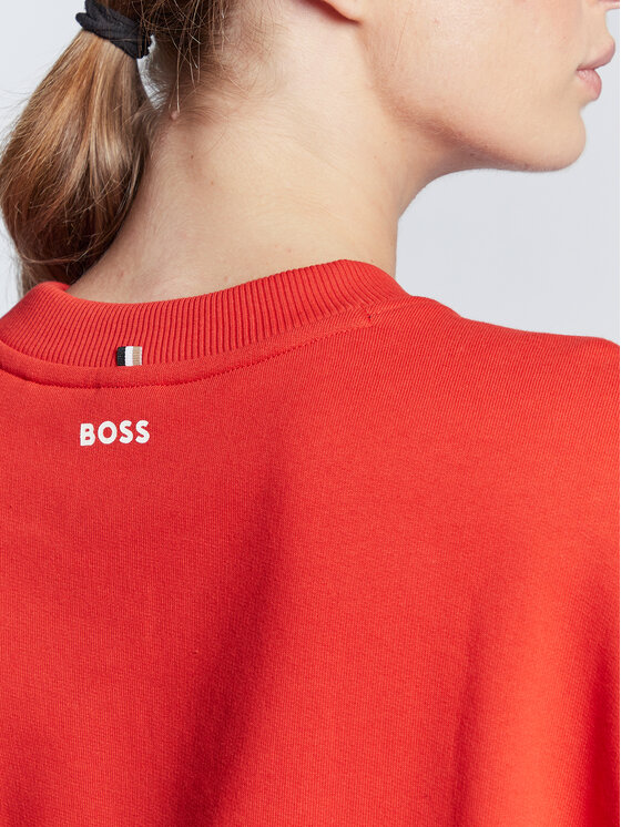 Boss Boss Bluza Ecaisa_College 50479959 Czerwony Regular Fit