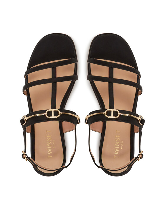 TWINSET TWINSET Σανδάλια 251TCP086 Μαύρο