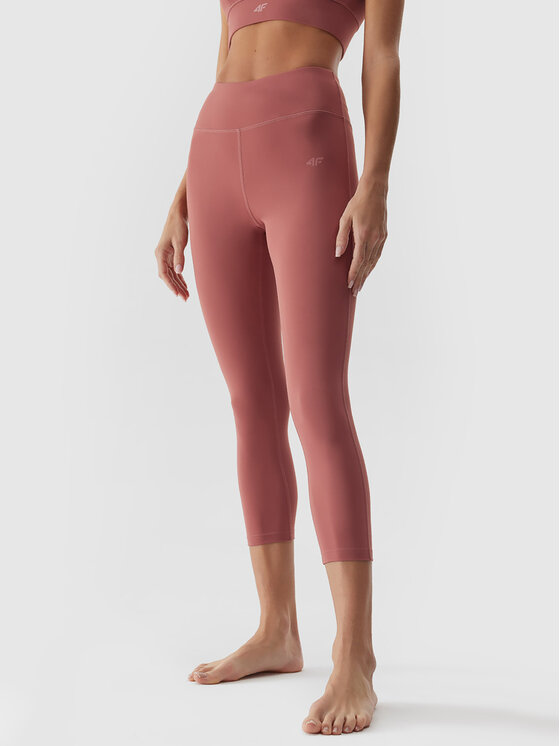 4F Legíny 4FAW23TFTIF155 Červená Slim Fit