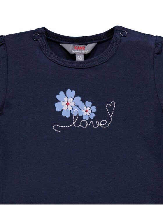 Kanz Kanz T-Shirt 1832033-3043 Niebieski Basic Fit
