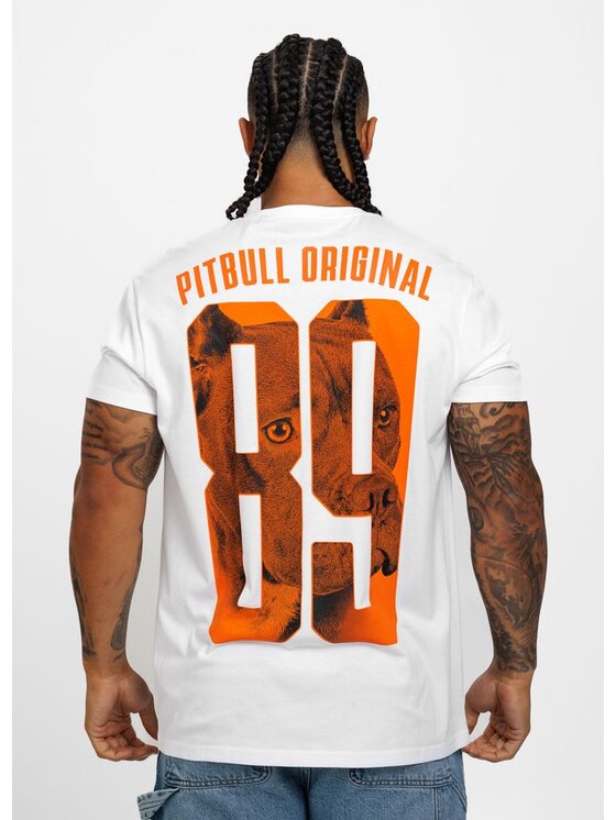 PITBULL PITBULL T-Shirt Koszulka Biały Regular Fit