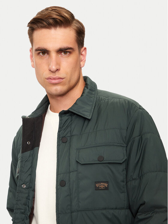 Billabong Billabong Μπουφάν μεταβατικό Montana ABYJK00213 Πράσινο Regular Fit