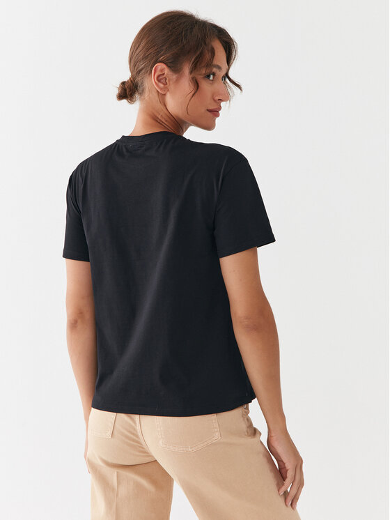 United Colors Of Benetton United Colors Of Benetton Póló 3096D102O Fekete Regular Fit