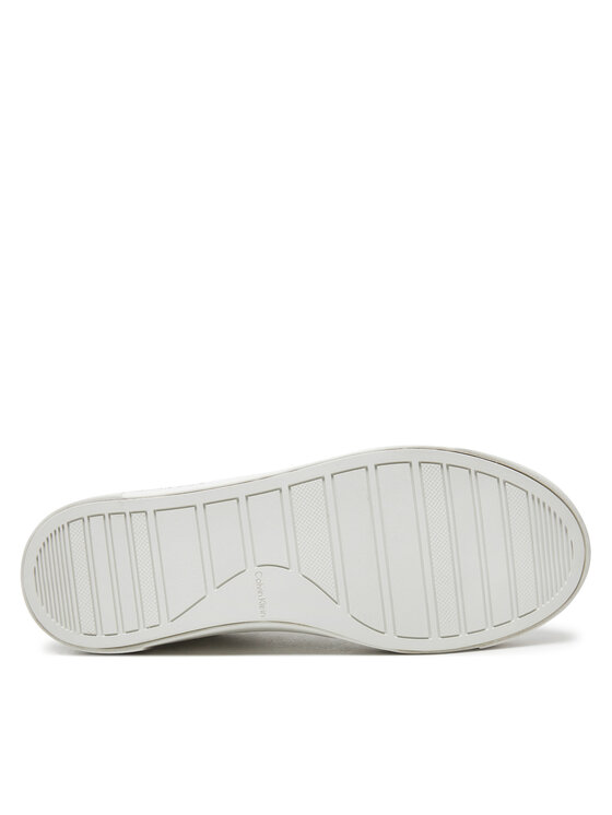 Calvin Klein Calvin Klein Laisvalaikio batai Cupsole Lace Up W/Ml Lth HW0HW02201 Balta