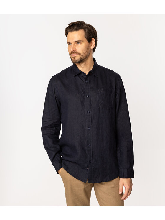 Lee Cooper Lee Cooper Koszula ROGER 2020 Granatowy Regular Fit