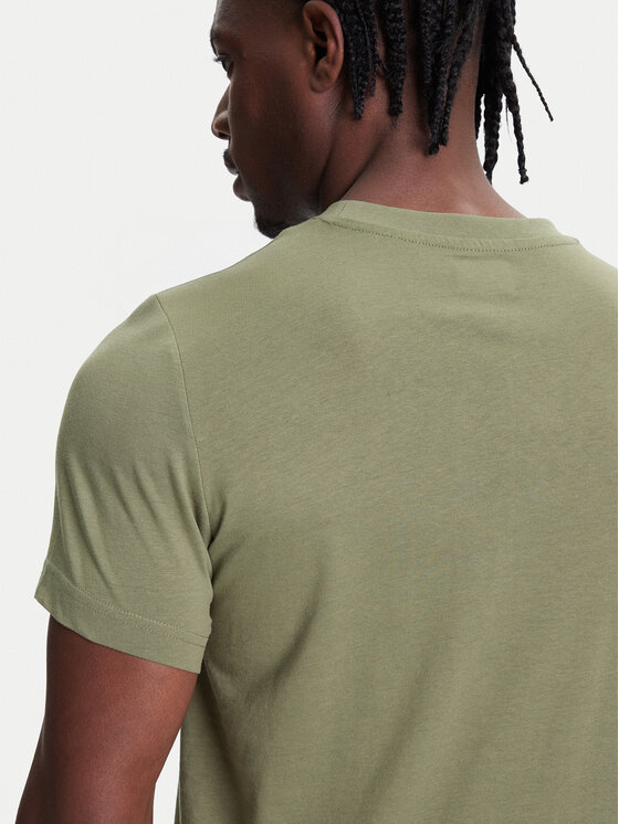 Kappa Kappa T-Shirt Logo Korpo Cafers 304J150 Πράσινο Slim Fit