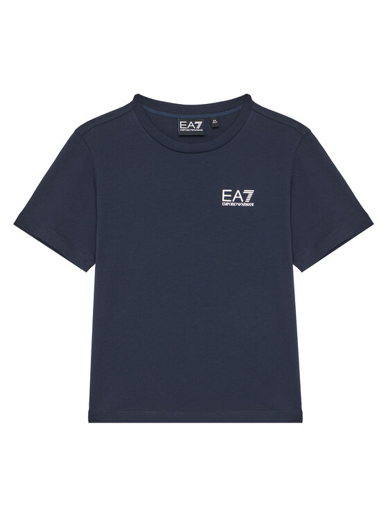 EA7 Emporio Armani T-Shirt 7B000020 AF10378 UB102 Granatowy Regular Fit