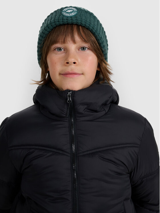 4F 4F Kamizelka OUTERWEAR Czarny Regular Fit