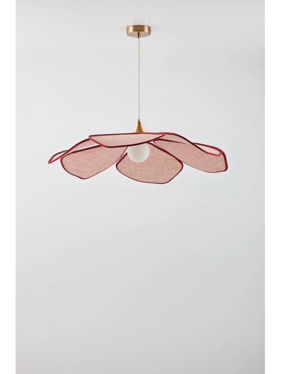 MIAhome MIAhome Lampa sufitowa Benavid Ø75 cm Różowy