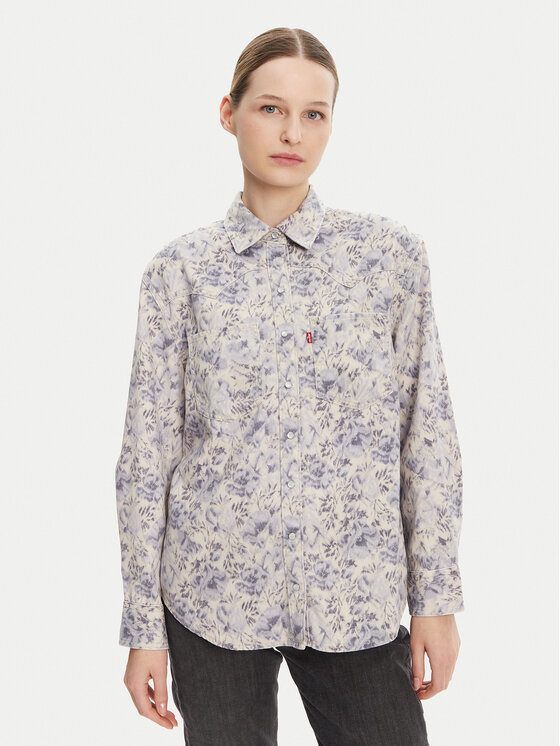 Dámská džínová košile Levi's , Velikost:M, Barva: Světle modrá, Teodora Western A7244-0051