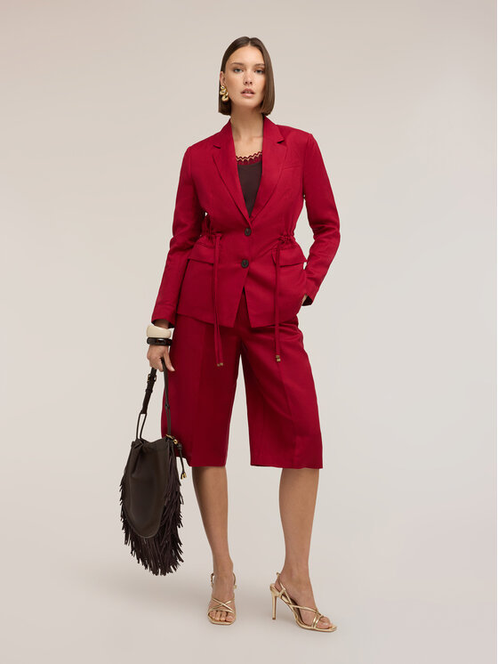 Motivi Motivi Giacca da abito Q045Q101093N0Z6 Bordeaux Regular Fit