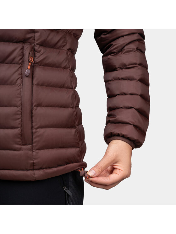 Alpinus Alpinus Kurtka puchowa Kiruna Brązowy Regular Fit