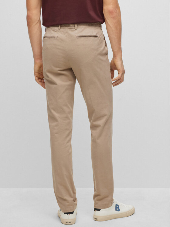 BOSS Boss Chinos kelnes Kaito1 50487966 Smėlio Slim Fit