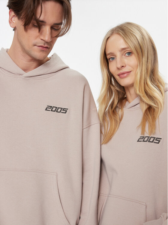 2005 2005 Bluză Unisex Basic Bej Relaxed Fit