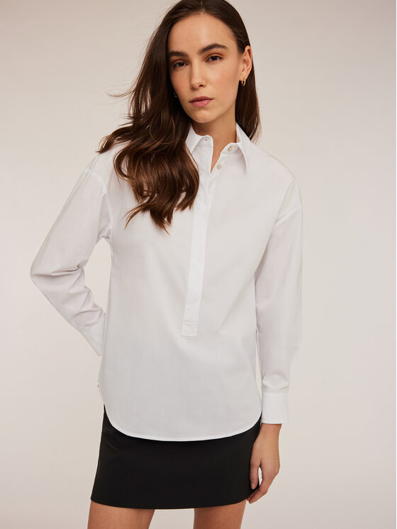 Motivi Motivi Camicia 5195Q000741N011 Bianco Regular Fit