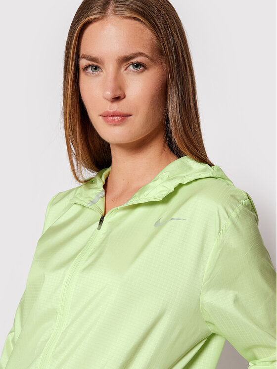 Nike Nike Kurtka do biegania Essential CU3217 Zielony Standard Fit