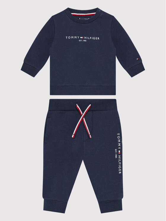 Tommy Hilfiger Tommy Hilfiger Melegítő Baby Essential KN0KN01485 Sötétkék Regular Fit