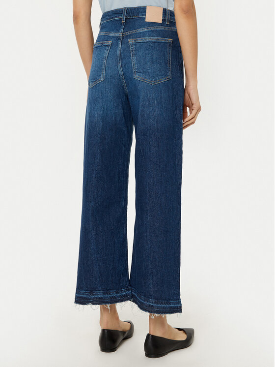 BOSS BOSS Jeansy Marlene 50529987 Granatowy Wide Leg